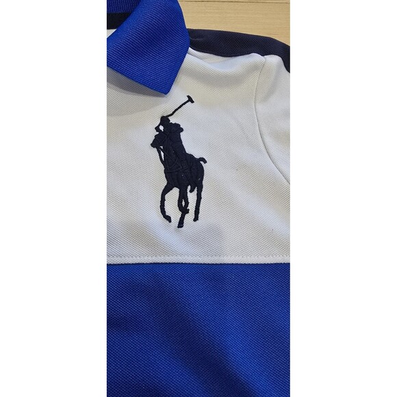 Ralph Lauren Polo Shirt Boys 4 Big Pony Number Crest Preppy Designer Sport Youth - Picture 4 of 5